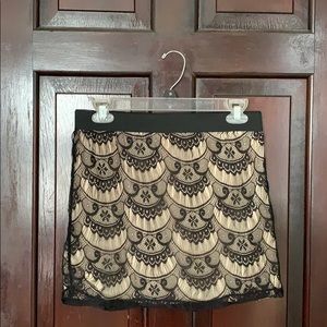 Lace Mini Skirt